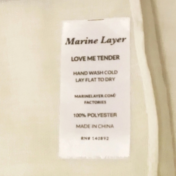 Marine Layer White, Blue, & Red Scarf - Picture 4 of 4